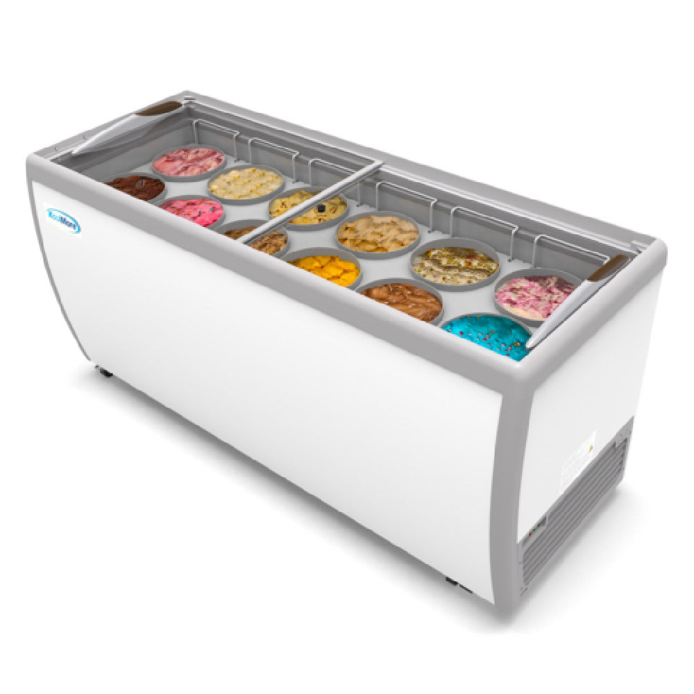 Koolmore KM-ICD-71SD Ice Cream Dipping Display Cabinet 70"W 20 Cu. Ft. Capacity