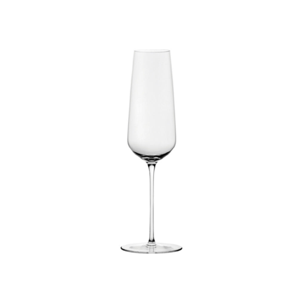 Steelite P32018 Flute Glass 10 1/2 Oz. (H 10-1/8" M 3" T 1-3/4" B 2-7/8") Crystalline