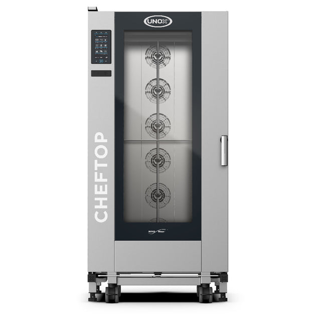 UNOX XAVL-2021-GPRS (GAS 110V)_NAT ChefTop MIND.Maps™ Plus Combi Oven/Steam Oven Is An Electric Countertop Oven That Combines Heat