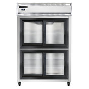 Continental Refrigerator 2RNSGDHD Refrigerator Reach-in Display Two-section