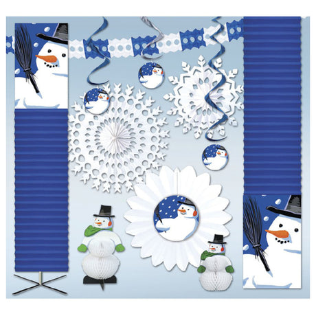 Hubert 65321 - Decoration Kit, Cheery Snowmen, 6000 Sq. Ft.