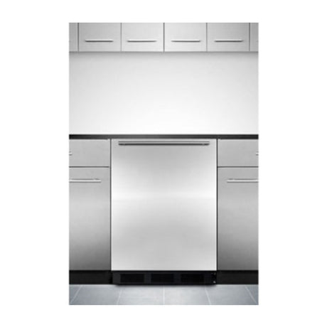 Summit FF7BKBISSHHADA Undercounter Refrigerator Built-in Or Freestanding Use One-section