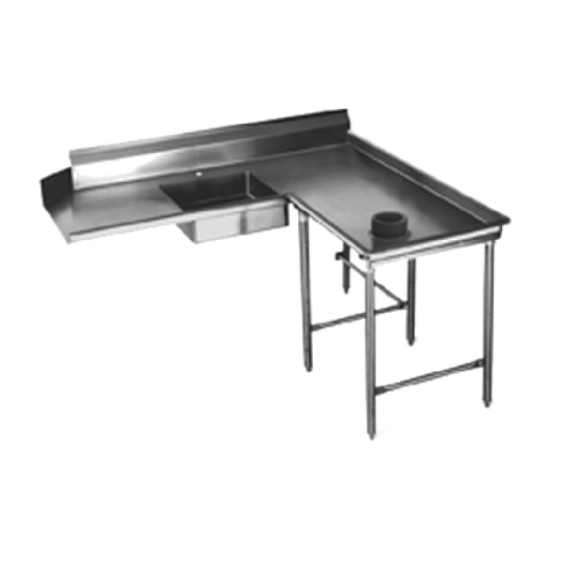 Eagle SDTCIR-108-14/3 Spec-Master® Soiled Dishtable Island Design 108" Machine To Corner