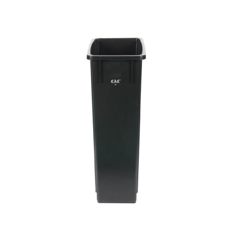 CAC China TCSL-23BK Trash Can 23 Gal. Slim