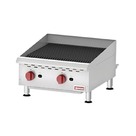 Omcan 43727 (CE-CN-CBR24) Charbroiler Countertop Gas