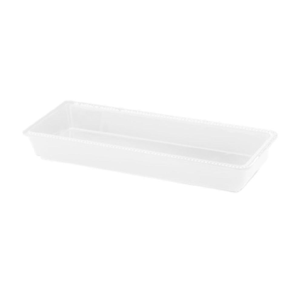 GET Enterprises M1562-NW Elite Global Solutions Tray 15"L X 6"W X 2"H Rectangular