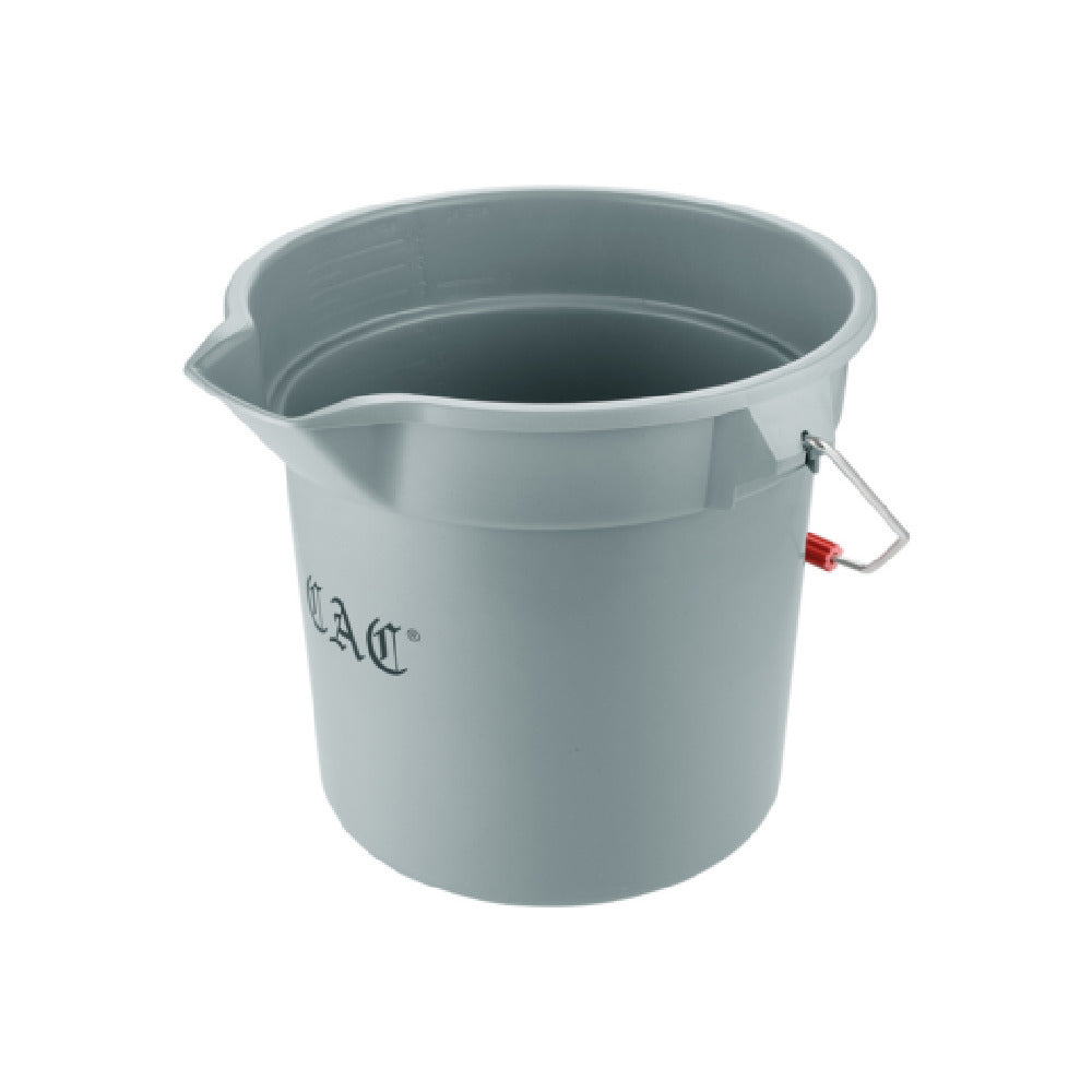 CAC China BTRS-14GY Bucket 14 Qt. Round