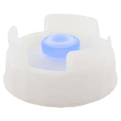 Franklin Machine Products 280-1966 FIFO Dispensing Cap For FIFO Thick Product Squeeze Bottles Clear Plastic With Large Sized Blue Valve
