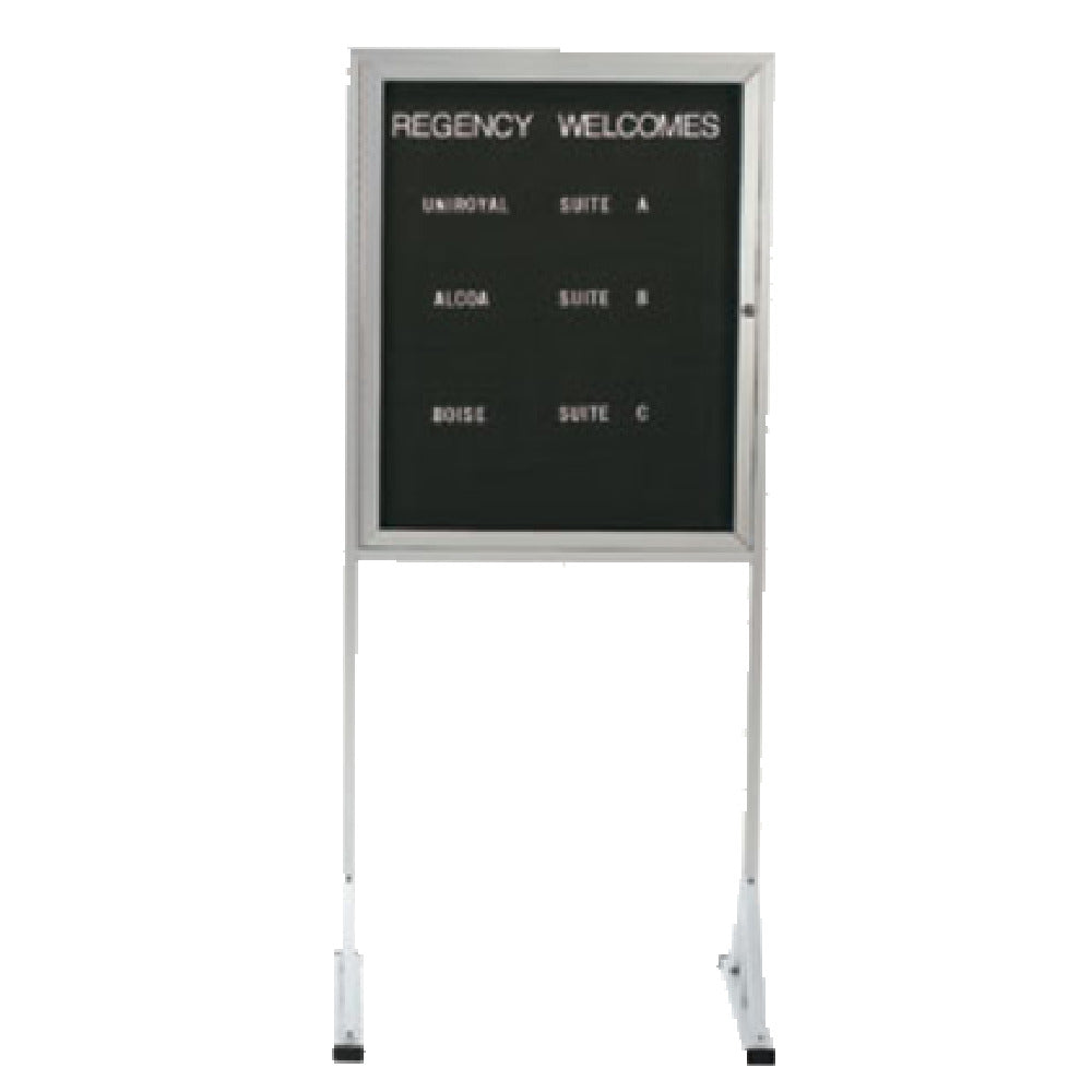 Aarco FMD3630 Letter Board Cabinet 30"W X 36"H 72"H Overall