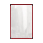 Risch TES 11X17 Deluxe Clear Sewn Menu Cover 11" X 17" Single