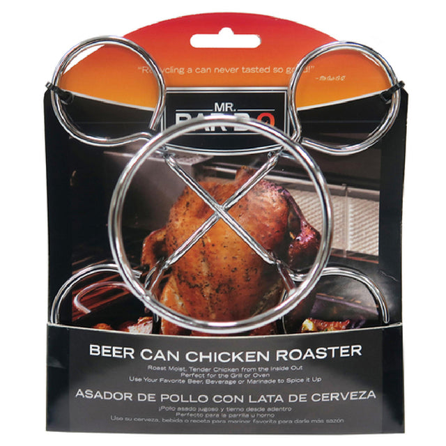 Chef Master 06126Y Mr. Bar-B-Q® Beer Can Chicken Roaster Vertical (Patented)