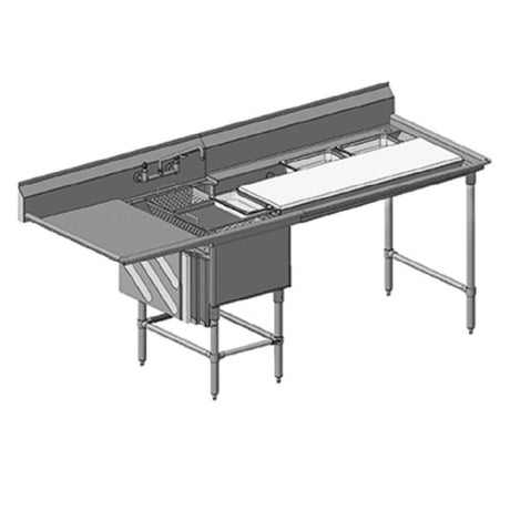 Eagle FNP2820-1-48TL Spec-Master® FNP Series Prep Sink One Compartment