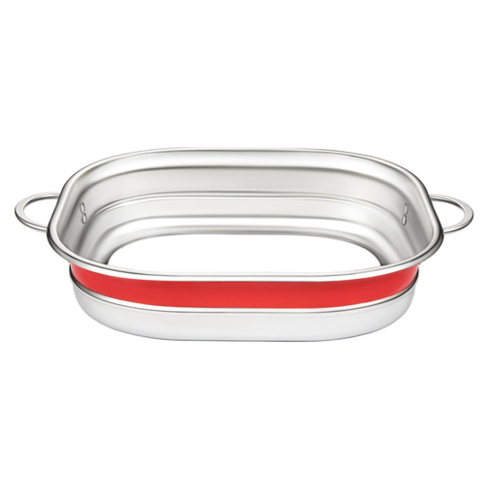 Bon Chef 72004-BL-R Country French X Steam Table Food Pan Ring 15" X 11" X 4"