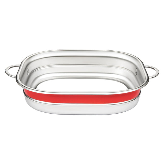 Bon Chef 72004-BL-R Country French X Steam Table Food Pan Ring 15" X 11" X 4"