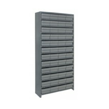 Quantum CL1275-701_RED - Shelving Unit, Closed, 12"D X 36"L X 75"H