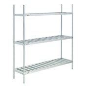 Hubert 175860 - Kratos Keg Rack Kit, 80"W X 20"D X 76"H, (3) Shelves