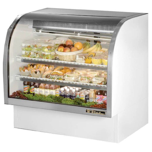 True Refrigeration TCGG-48-HC-LD Curved Glass Deli Case 48-1/4"W Service Type