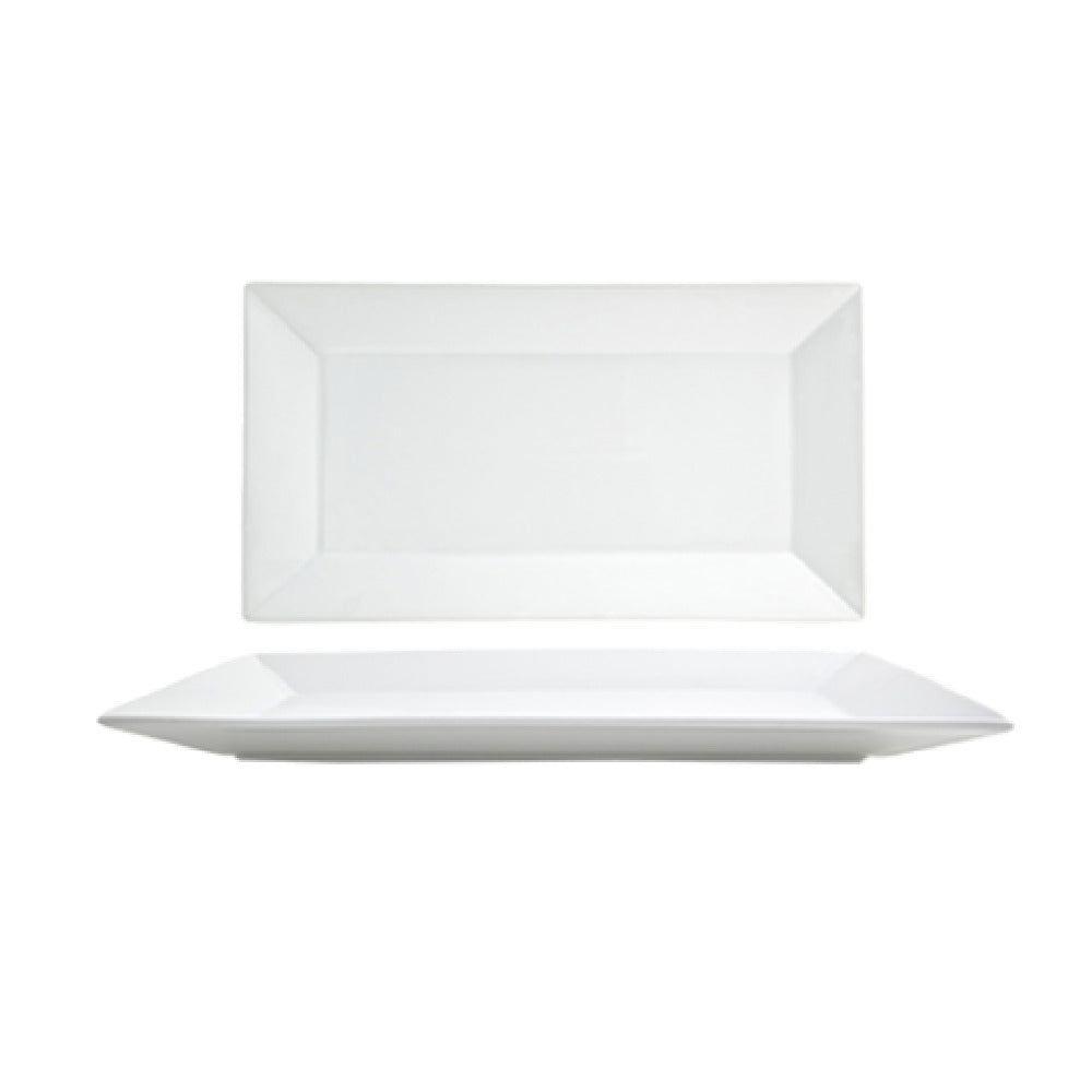 FOH SPT000WHP10 Kyoto™ Platter 18" X 10" X 1-1/4" Rectangular