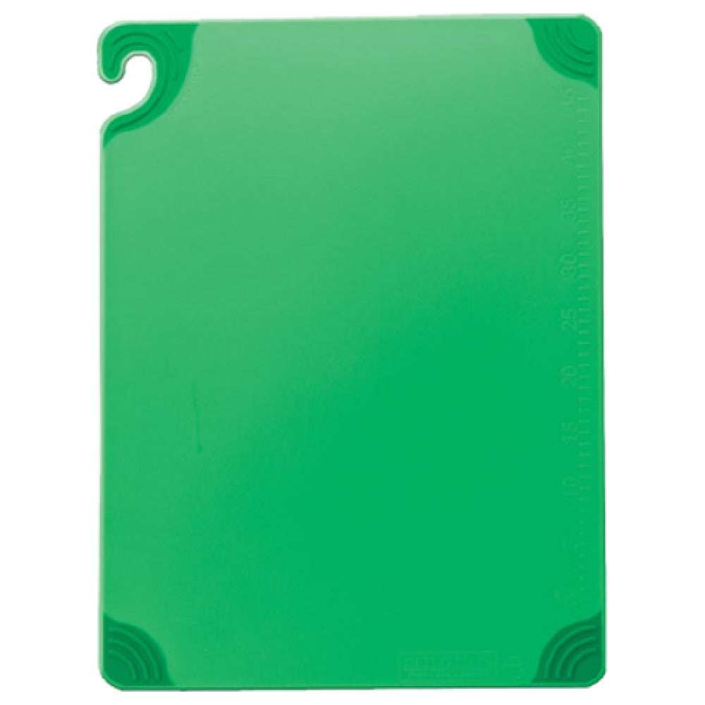 San Jamar CBG912GN Saf-T-Grip® X-Pediter™ Cutting Board 9" X 12" X 3/8" Anti-slip Grip Corners