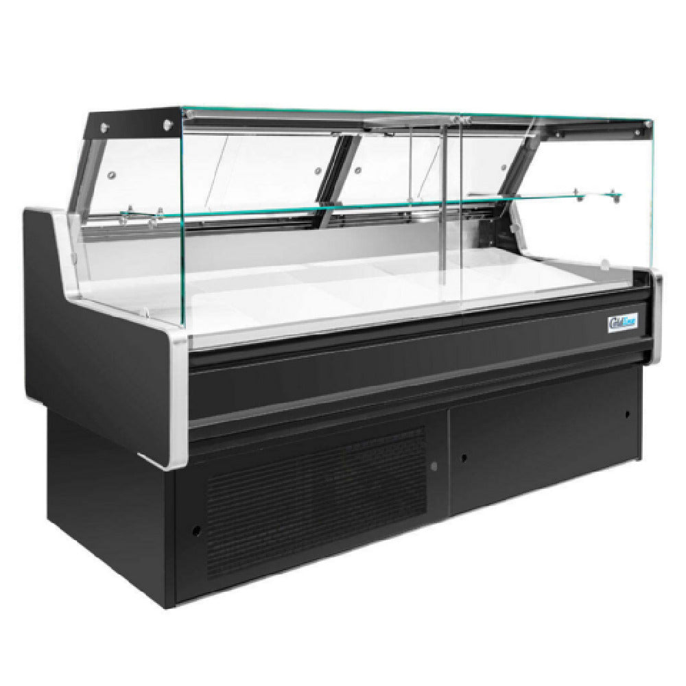USR Brands LDC98 - Refrigerated Straight Glass Meat Deli Display Case, 101.6”W X 33.5”D X 47.2”H