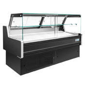 USR Brands LDC98 - Refrigerated Straight Glass Meat Deli Display Case, 101.6”W X 33.5”D X 47.2”H