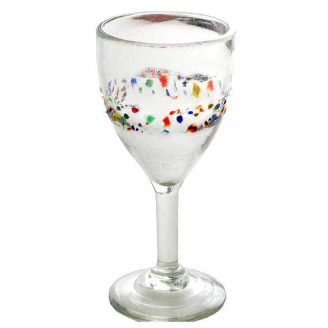 Orion Trading & Design G05-TF Tutti Frutti Copa Vino Glass 9 Oz. 3-1/4" Dia. X 7"H
