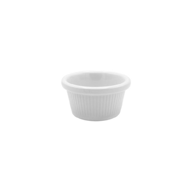 CAC China MRKF-3F Ramekin 3oz. 3.125"W X 3.125"D X 1.625"H