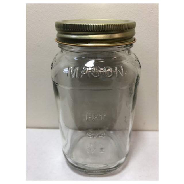 Buccaneer Container Corp 1012026090 (Buccaneer) Mason Jar 26 Oz. With Graduations