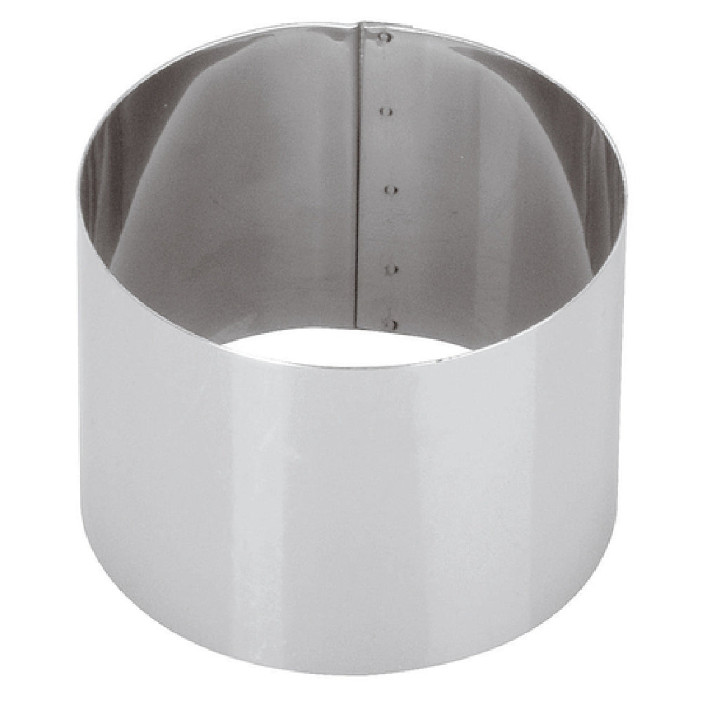 Paderno 47534-00 Pastry Ring 3-1/8" Dia. X 2-3/8"H Smooth