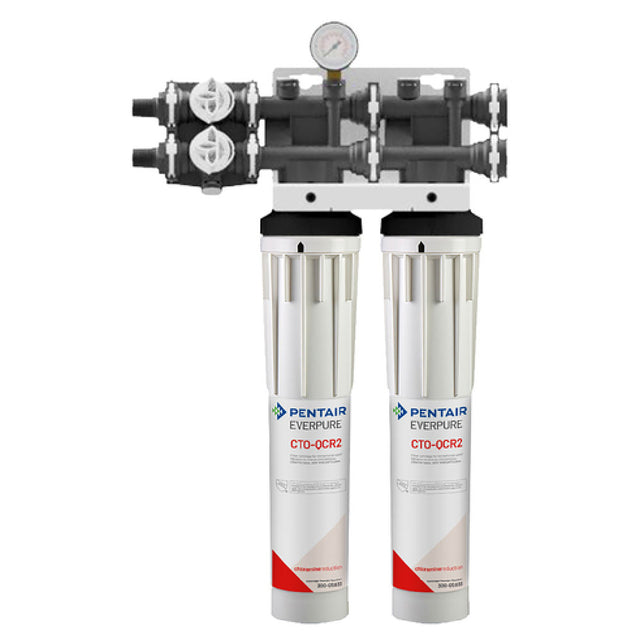 Everpure QTCR-2 Water Filter System Twin (2) CTO-QCR2 Activated Carbon Cartridge