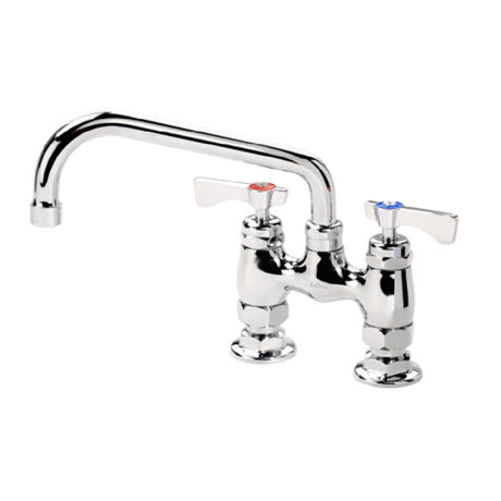 Krowne 15-408L-W-E4 Royal Series 4" Raised Deck Mount Faucet With 8" Swing Spout