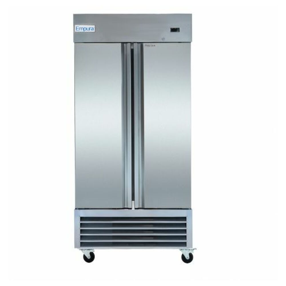 Empura Refrigeration E-KB35F Empura 38.5" Stainless Steel Reach-In Freezer With 2 Full-Height Solid Doors 33 Cu Ft