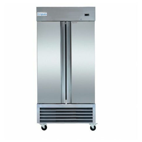 Empura Refrigeration E-KB35F Empura 38.5" Stainless Steel Reach-In Freezer With 2 Full-Height Solid Doors 33 Cu Ft