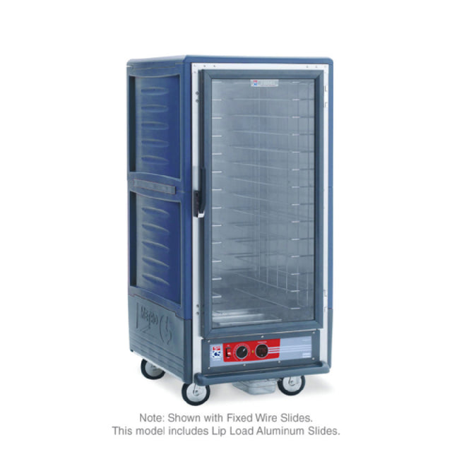 Metro C537-HLFC-L-BU C5™ 3 Series Heated Holding Cabinet Lower Wattage With Blue Insulation Armour™