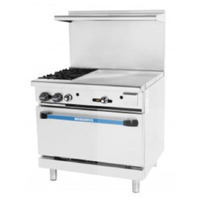 Turbo Air TARG-24G2B_LP Radiance Restaurant Range Gas 36"