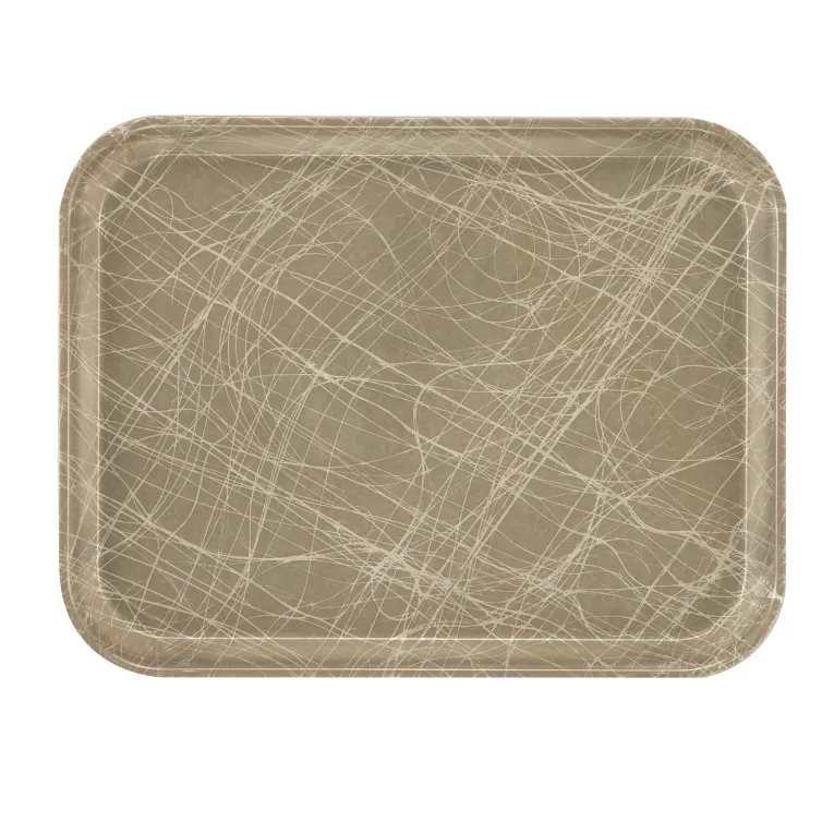 Cambro 1014215 Camtray® 10-5/8" X 13-3/4" Rectangular Abstract Gray