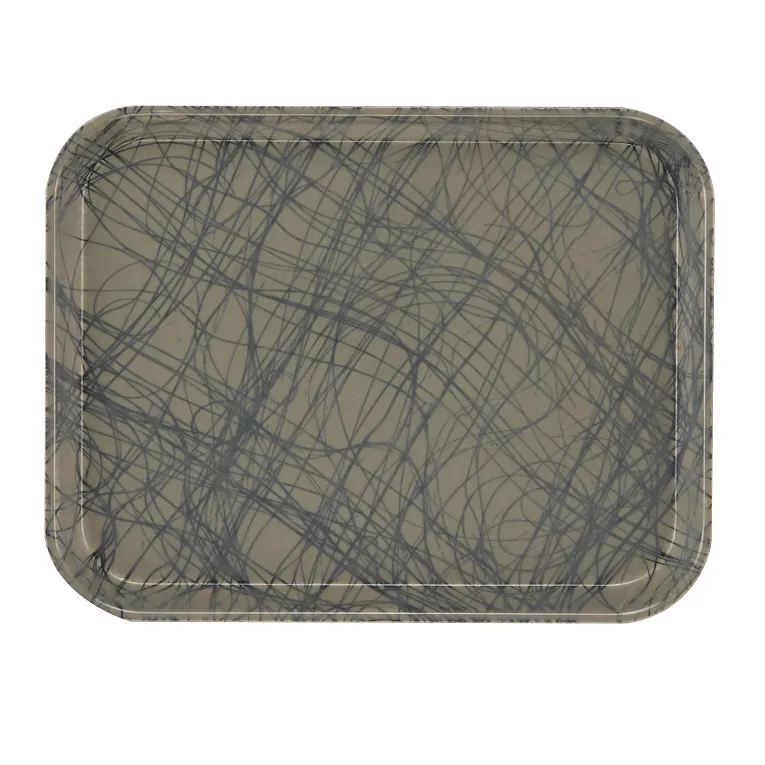 Cambro 1014277 Camtray® 10-5/8" X 13-3/4" Rectangular Swirl Gray