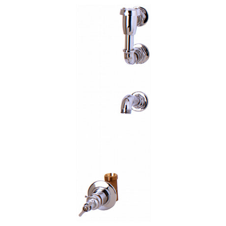 T&S Brass B-0692 Service Sink Outlet Concealed Loose Key Valve With 1/2" IPS Female Inlet