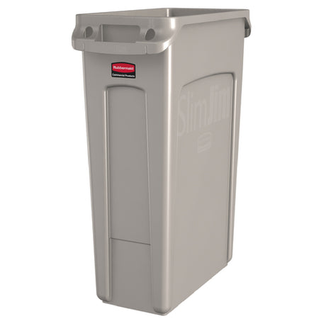 Rubbermaid FG354060BEIG - Slim Jim® Container, 23 Gallon, 22"W X 11"D X 30"H