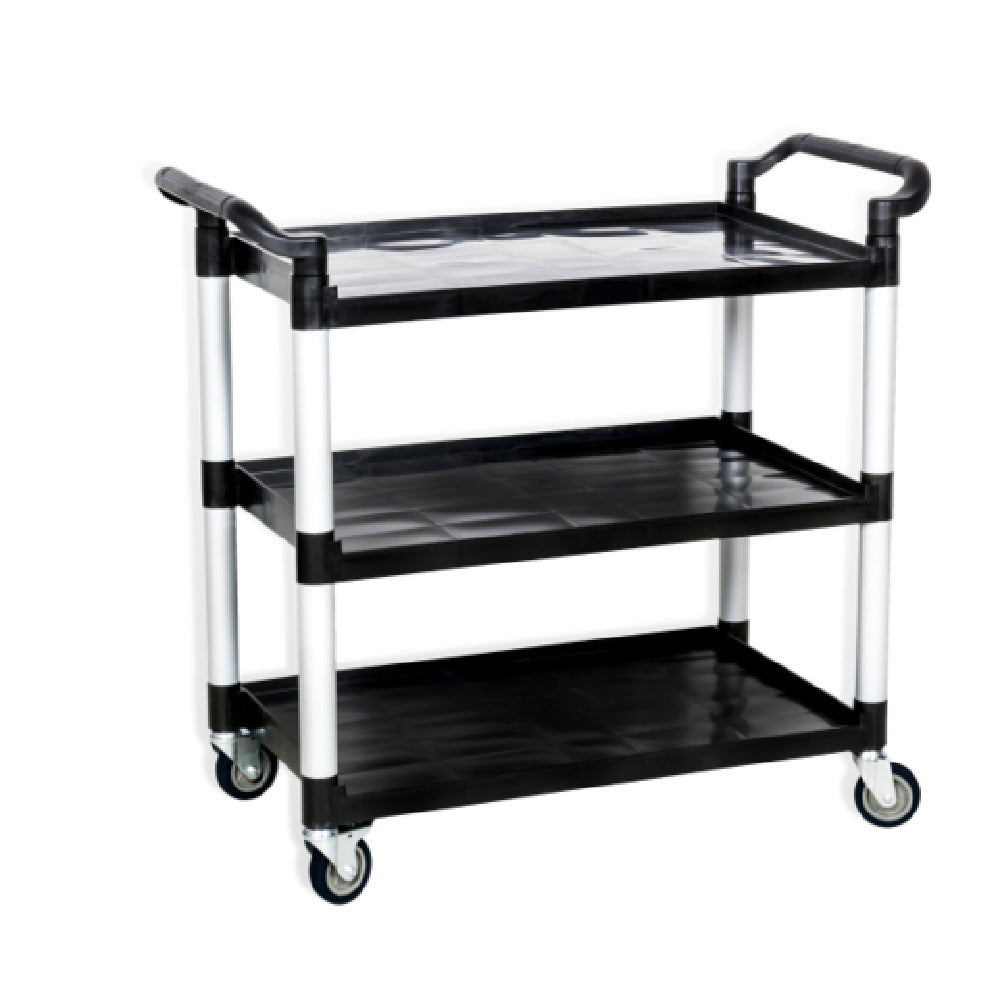 Steel Works Stainless SWT-2042 Service Cart 19-3/4" X 42-1/2" X 37-7/8"H 3-tier Trolley
