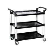 Steel Works Stainless SWT-2042 Service Cart 19-3/4" X 42-1/2" X 37-7/8"H 3-tier Trolley