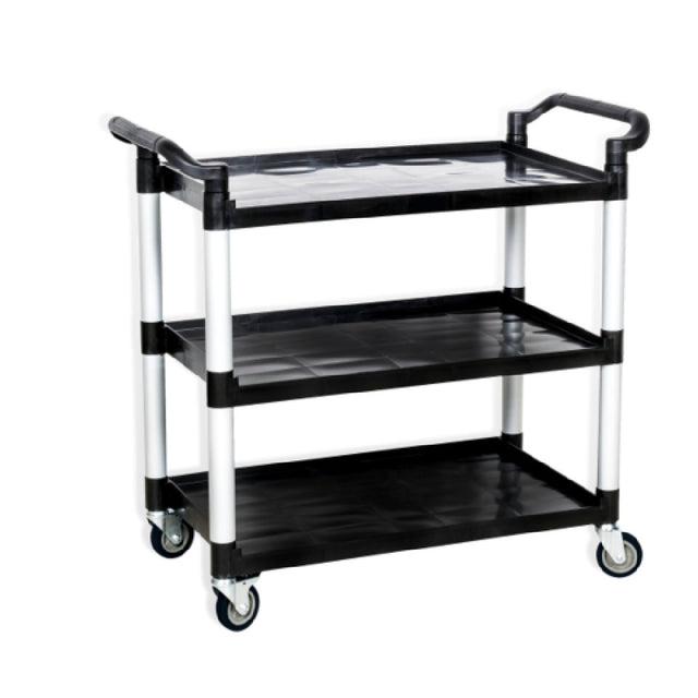 Steel Works Stainless SWT-2042 Service Cart 19-3/4" X 42-1/2" X 37-7/8"H 3-tier Trolley
