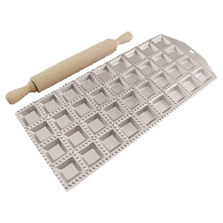 Paderno A4982229 Ravioli Mold Maker 12-1/4"L X 5-3/8"W X 3/4"H