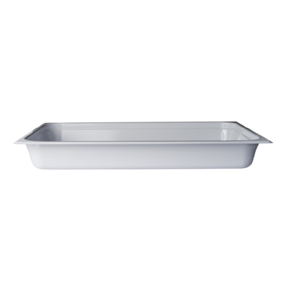 Steelite DW08FPWT Food Pan 8 Qt. Rectangular For Hinged Chafer