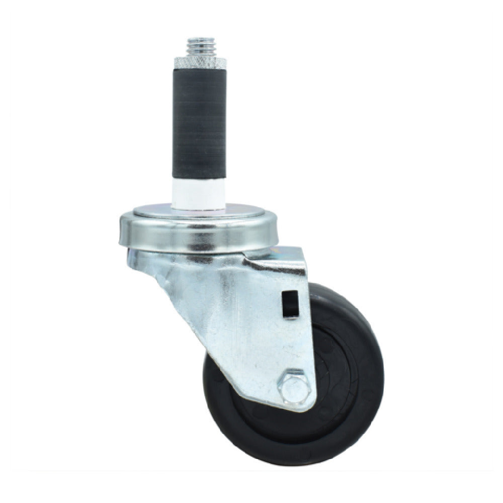 BK Resources 3SBR-1RA-LDP - Swivel Caster, 1" Expanding Stem, 3" Polyolefin Wheel