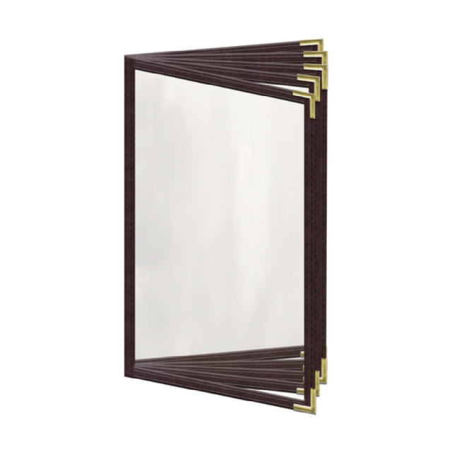 Risch TE-10V 5.5X8.5-NYLON Deluxe Sewn Nylon Menu Cover (specify Color) 5-1/2" X 8-1/2"