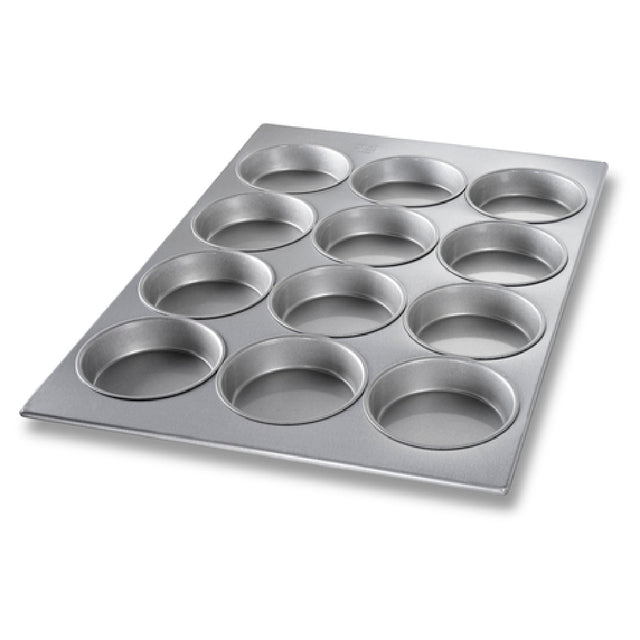 Chicago Metallic 45355 Mini-Cake Pan 18" X 25-7/8" Overall Makes (12) 5-1/4" Dia. Mini-cakes