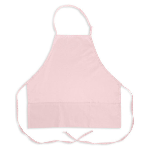 KNG 1040PNK Kng 27 In Bib Apron Pink 3 Pocket