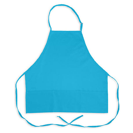 KNG 1040TEA Kng 27 In Bib Apron Teal 3 Pocket
