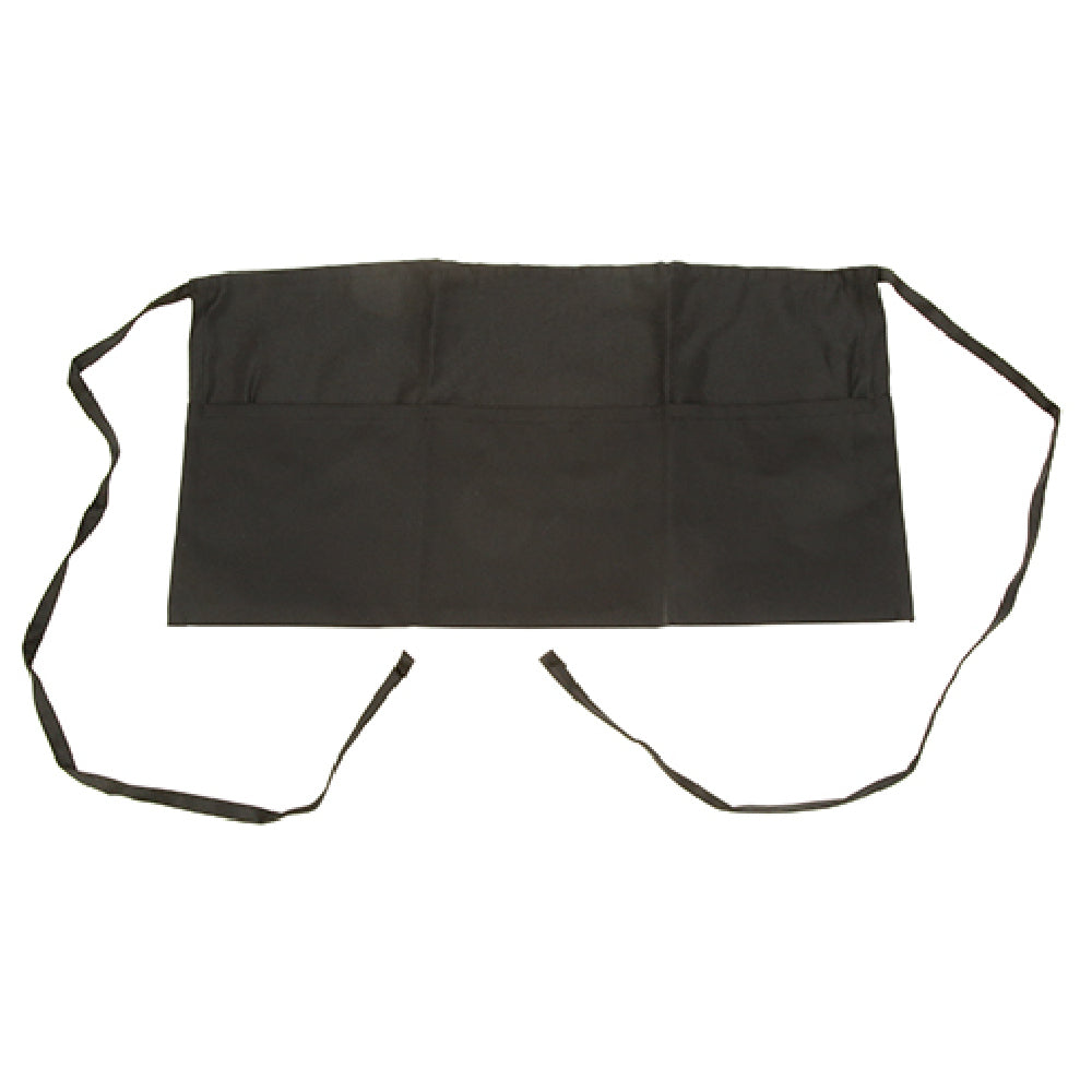 KNG 1046BLK Kng 11 In Waist Apron Black 3 Pockets